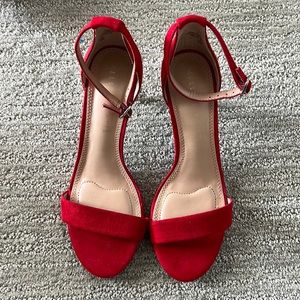 Kelly & Katie red low heels